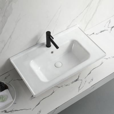 China Modern Bathroom Countertop Wash Basin Made In China Edge Basin Cabinet Sinks for sale