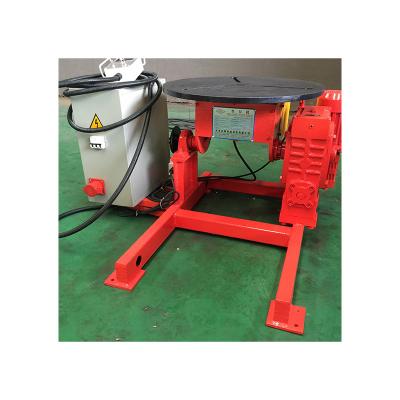 China Building Material Shops Quality Assurance Rotary 15t Red Table Top Welding Positioner With High Popularity for sale