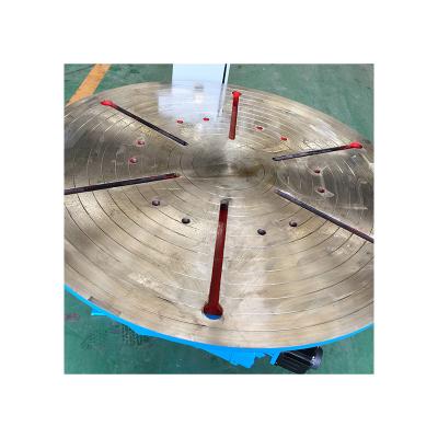 China Building Material Shops High Quality Wholesale Load Weight Accurate 20000kg Blue Rotary Welding Turntable With High Quality Wholesale for sale