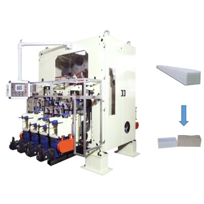 China Facial Tissue Making OK-702C Type Four Lane Log Saw Cutting Machine for sale