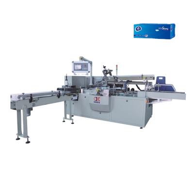 China OK-100 Type Full-auto Tissue Box Tissue Box Cartoning Machine for sale