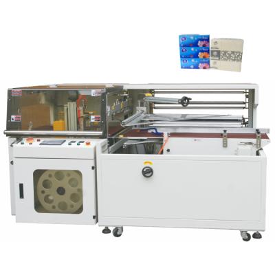 China OK-400B Full-auto Type Box Facial Tissue Tissue Shrink Packaging Packing Machine for sale