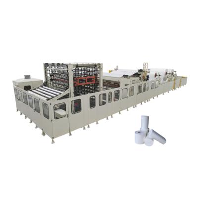 China Factory High Efficient Toilet Paper Kitchen Towel Rewinding Machine for sale