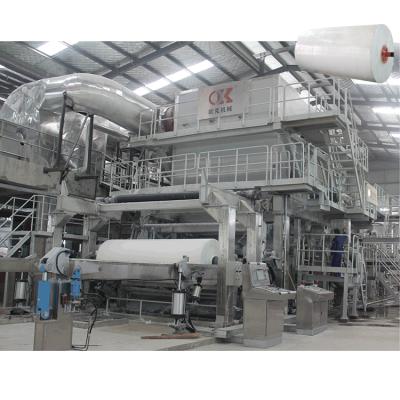 China Paper industry toilet paper machine maker / pulp tissue paper making machine for sale