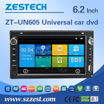 China winca 6.2INCH car dvd for universal auto din car dvd player 2 touch screen audio radio support DVR OBD DTV 6.2 inch for sale