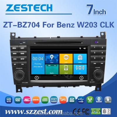 China V-10disc CDC memory car gps navigation system for mercedes-benz c class w203 car radio touch screen dvd player with auto radio for sale