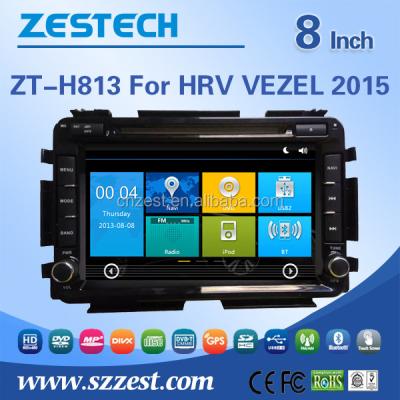 China Car GPS Multimedia System For Honda HRV /VEZEL 2015 Touch Screen 2 Din Auto Car Audio Radio Radio Player WITH DVR OBD DTV 3G wifi 8 inch for sale