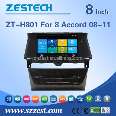 China Support Touch Screen Car DVD Player For Honda Accord 2008 2009 2010 2011 2012 Supports BT Phone DTV DVR SWC for sale