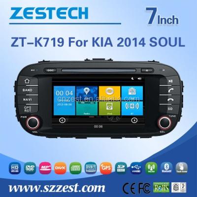 China For 2014 Kia ​​SOUL Car Accessories Touch Screen Car Radio 2015 For 2014 Kia ​​SOUL Car Accessories 2015 With Reversing Camera HD 800*480 Chipset A8 for sale