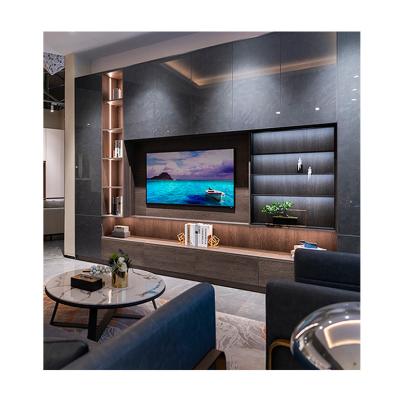 China (Size) 2021 Adjustable Manufacturers Selling Modern Black Solid Wood Wall Mounted TV Cabinets for sale