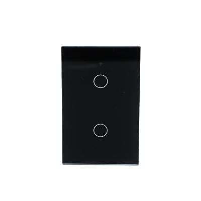 China Strip Smart Lamp Switch Alexa Touch Wall Switches WiFi Panel 1/2/3 USA Alexa Google Home Standard Voice Control Switch for sale