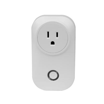 China Best wifi socket USA Tuya Google Amazon Alexa Home Commercial Smart Selling Amazon Alexa WiFi Wireless 10A Standard Smart Plug for sale