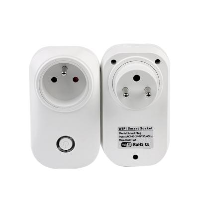 China Mini Electrical Wifi Israel IT Amazon USA EU UK WIFI Alexa Wall Home Wall Multi Universal Tuya Remote Control Smart Life Power Outlet Socket for sale