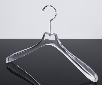 China Durable Stylish Simple Acrylic Hanger Garment Hangers for sale