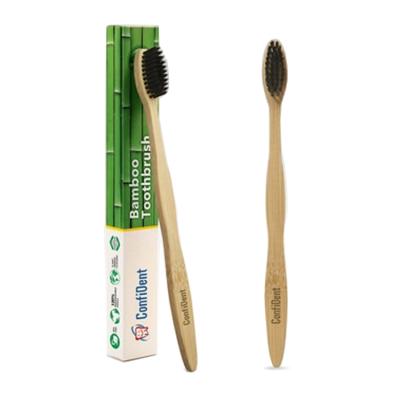 China Disposable High Quality Eco-Friendly Bamboo Toothbrush Wooden Toothbrush For Adult Children for sale