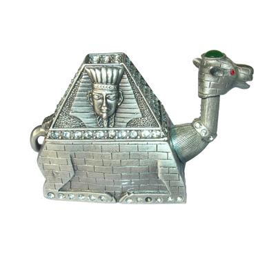 China Europe QF 2396 peace camel trinket boxes/metal camel box/gold camel trinkets for sale