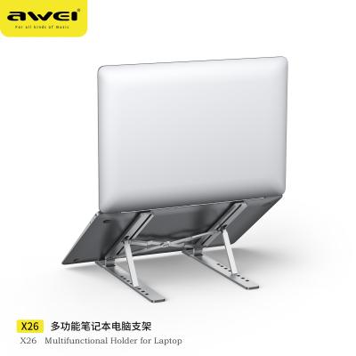 China Awei Laptop Stand X26 Flexible Stand Metal Aluminum LaptopHolder Multifunctional For Laptop Tablet for sale