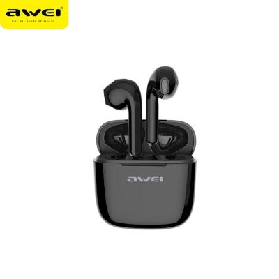 China Wholesale brand new 2021 AWEI wireless earphone TWS T26 china bluetooth earbuds private factory mold for sale