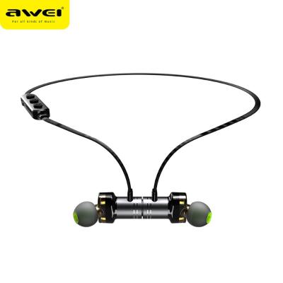 China In-ear AWEI new product wireless earphone sports bluetooth earphone for sale