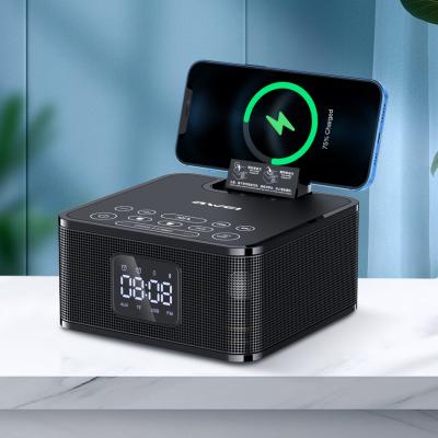 China EZCast Awei Y332 multifunctional desktop bluetooth wireless speaker with wireless charger for sale