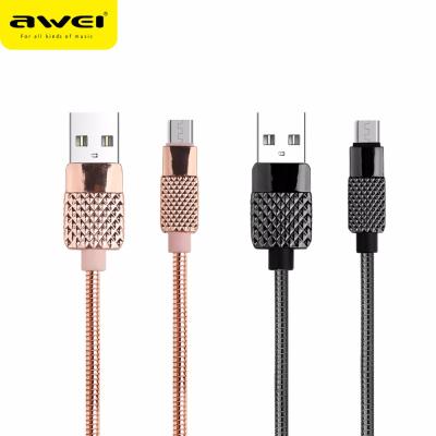 China AWEI CL-88 Factory Newest Usb Fast Charging Fast Charging USB Charger Line Micro Data Cable Meters Wholesale for sale