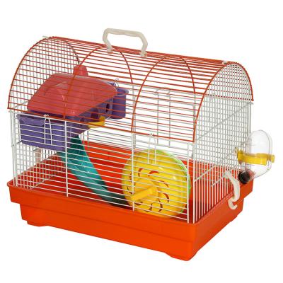 China Breathable Custom Pet Houses Plastic Small Animal Running Cage Luxury Hamster Cage for sale