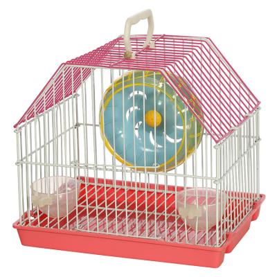 China Breathable High Quality Colorful Small Animal Breeding Travel Pet Training Hamster Cage for sale