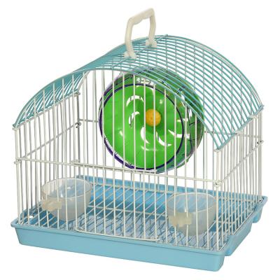 China Breathable Custom Luxury Guinea Pig Cage Pet Foldable Carrier Portable Castle Hamster Cage for sale