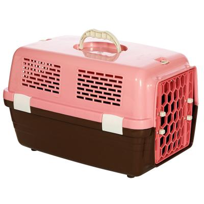 China Breathable Portable Dog Carriers Durable Pet Carriers Houses Outdoor Travel Cat Transport Box for sale