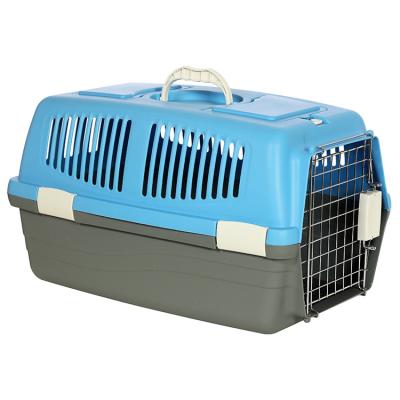 China Breathable Best Selling Flight Plastic Pet Cage Travel Pet Box Breathable Cat Dog Carrier for sale