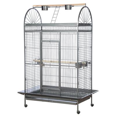 China Breathable Best Quality Pet Parrot House Cages Carriers Bird Breeding Metal Large Bird Cage for sale