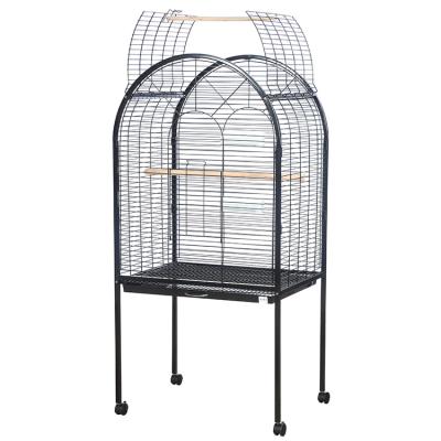 China Breathable Large Metal Parrot Cage For Sale Breeding Parrot Bird House Outside Cage For Birds for sale