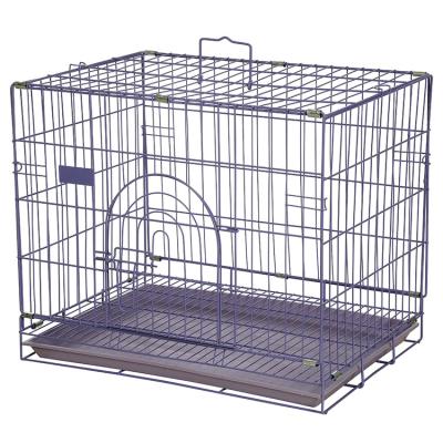 China Breathable Wholesale Metal Pet Dog Crate Durable Outdoor Large Folding Pet Dog Cage for sale