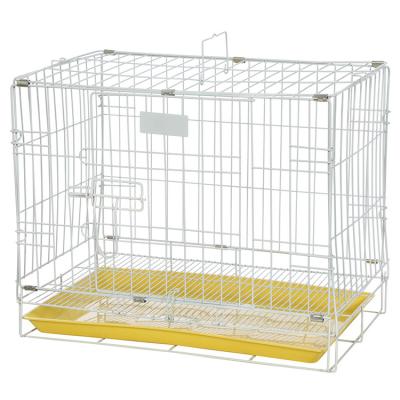 China Breathable Wholesale Metal Pet Dog Crate Durable Outdoor Large Folding Pet Dog Cage for sale