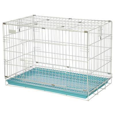 China Breathable Wholesale Metal Pet Dog Crate Durable Outdoor Large Folding Pet Dog Cage for sale