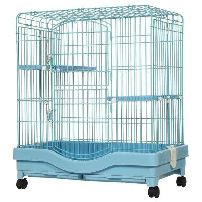 China Breathable Hot Selling Durable Iron Wire Pet Cage Breeding  Rabbit Pigeon Cage cat cage for sale