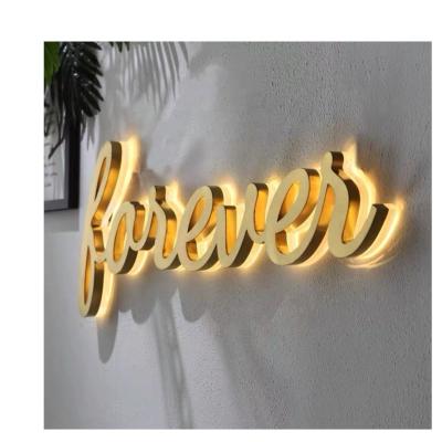 China Other Shop Cafe Restaurant Customized Outdoor Lighting Front LED Backlit Sign for sale