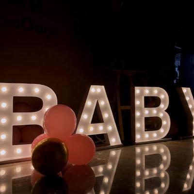 China Other Home Decoration Marquee Light Bulb Sign Led Lighting Custom Letter Pattern Sign for sale