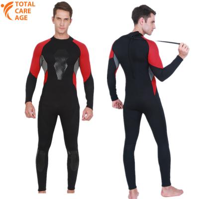 China Logo 3mm Trichloroacetic Acid Wetsuits Mens Diving Wetsuit Antibacterial Neoprene Custom Long Sleeve For Freediving Snorkeling for sale