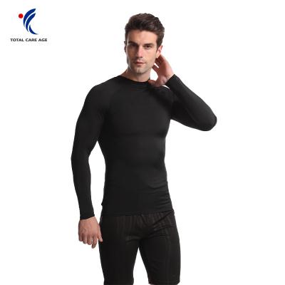 China YIHENG Long Sleeve Customized Quick Dry Rashguard Men Long Sleeve Water Sports UV Protection Rash Guard for sale