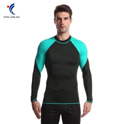 China Muttahida Majlis-e-Amal Men's Long Sleeve YIHENG BJJ Rashguard Professional Sporty Long Sleeve Rash Guard for sale