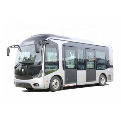 China Hot sale 6.8m 20+1 seats rhd 144 doors kwh small 2 electric bus for public transport < 4L for sale