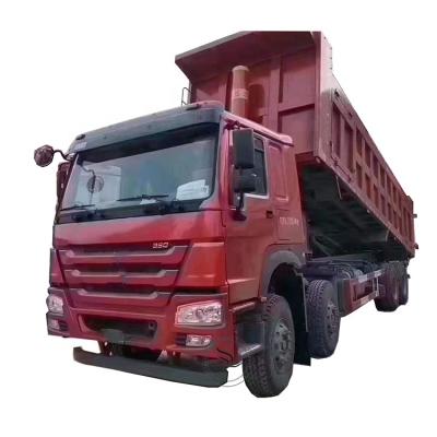 China Promotion Stock Truck Howo 12 Wheel Euro 5 Dump Truck 6 - 8L for sale