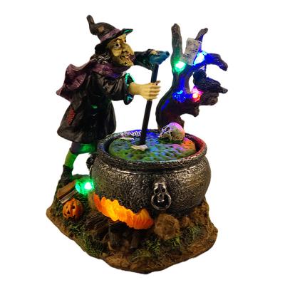 China New Europe decoration listing home witch ornaments funny creative personality resin figurine craft for sale