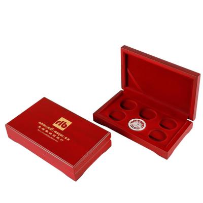 China Factory Wholesale Recyclable Luxury Coin Presentation Box Gift Wooden Telephone Booth Wooden Cash Box for sale