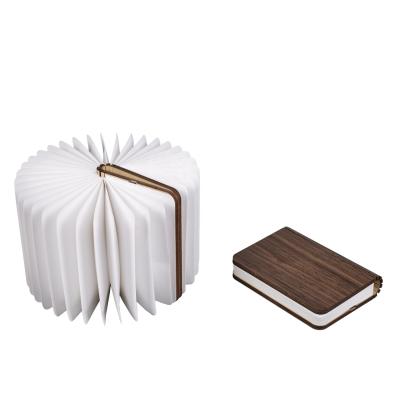 China Custom Luxury Home Decor USB Rechargeable Foldable Foldable Flexible Book Shaped Book Light for sale