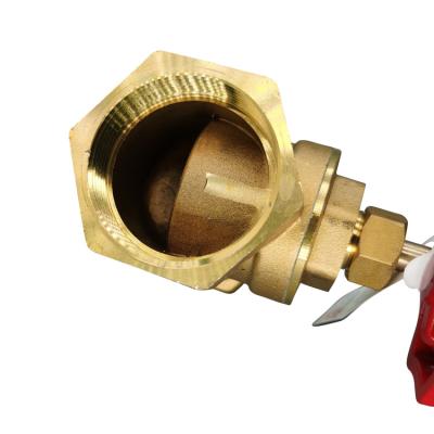 China The Water Switch Iron Stop Valve Handwheel Gate Valve Flow Lead Free Rough Red Brass Ball Valve for sale