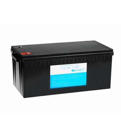 China Long Cycle Life Lithium Iron Phosphate Battery 12v 200ah Lifepo4 200Ah Rechargeable Battery For Solar Systems for sale