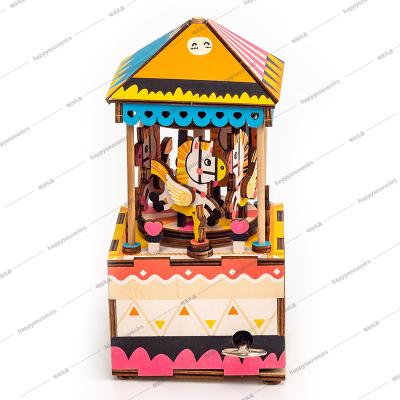 China DIY TOY Kids Toy Colored DIY 3D Card Puzzle Game Wooden Board High Quantity for sale