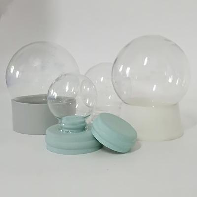 China All different world size globe diy glass empty snow globe plastic snow ball for sale